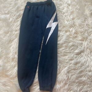 Aviator nation, lightning bolt sweatpants size 12 kids